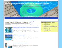 Tablet Screenshot of piscine.gibee.net